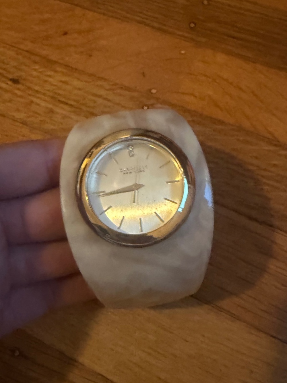 Vintage Caravelle by Bulova Lucite Bangle Watch